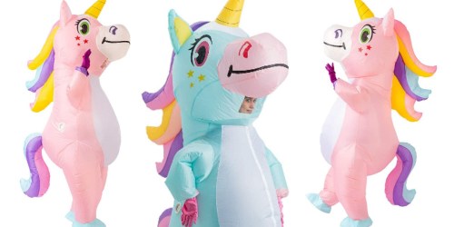 Inflatable Unicorn Costume Only $29.70 Shipped on Amazon (Regularly $60) | Over 8-Feet Tall