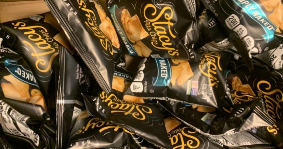 box full of Stacy's Pita chips