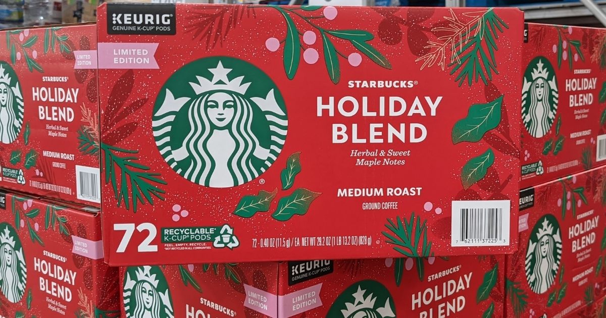 Starbucks Holiday Blend KCups Now at Sam's Club