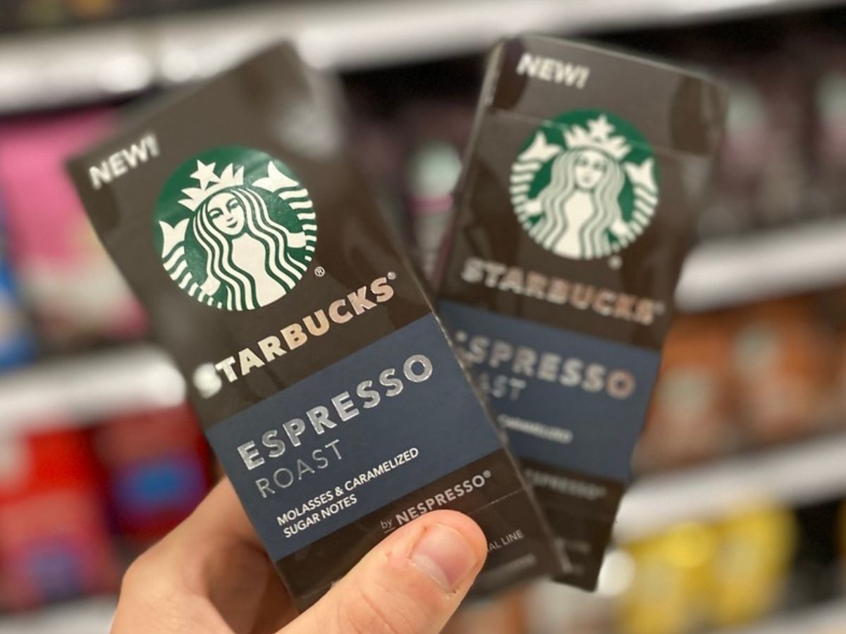 two packs of Starbucks Nespresso Capsules