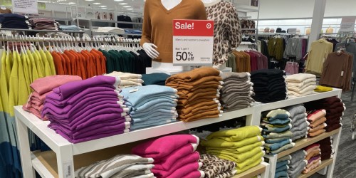 Buy One, Get One 50% Off Men’s & Women’s Sweaters at Target | In-Store & Online