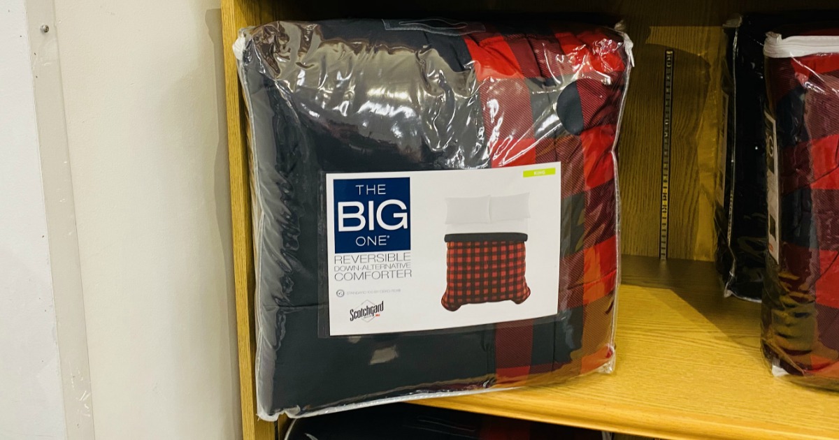 kohl's the big one reversible plush comforter