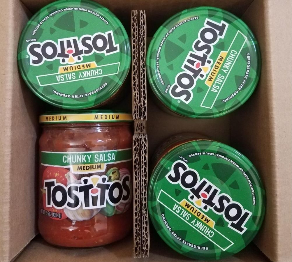 Four Jars of Tostitos Medium Chunky Salsa