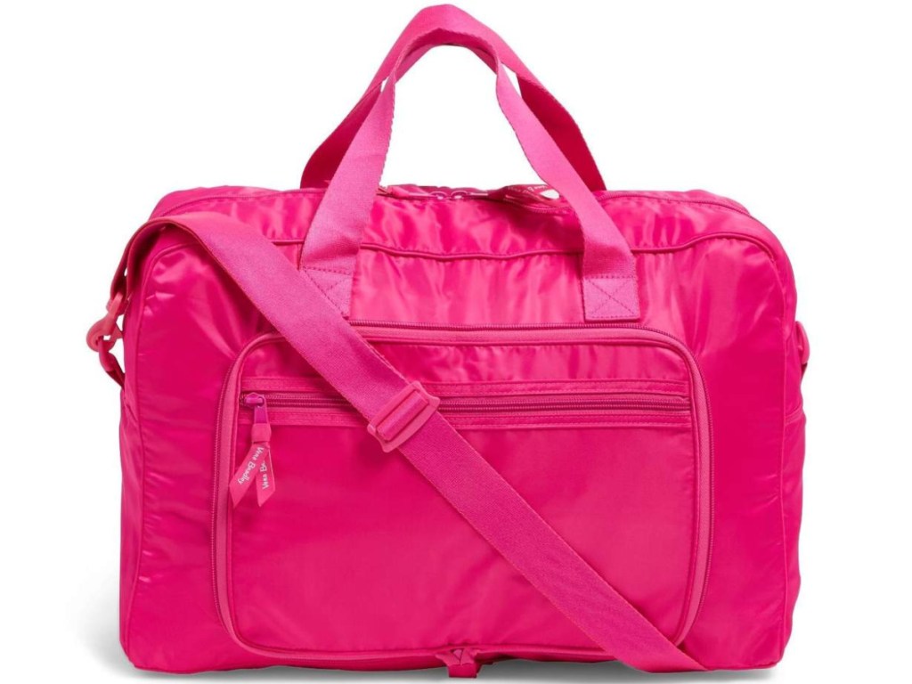pink traveler bag