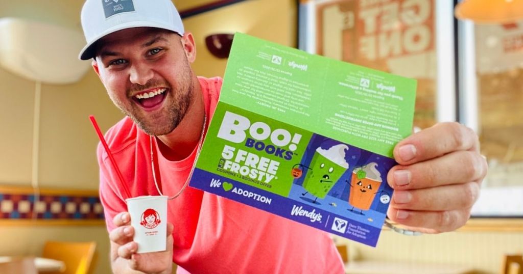 Wendy’s Halloween Boo! Coupon Book 1 for 5 Free Frosty Coupons