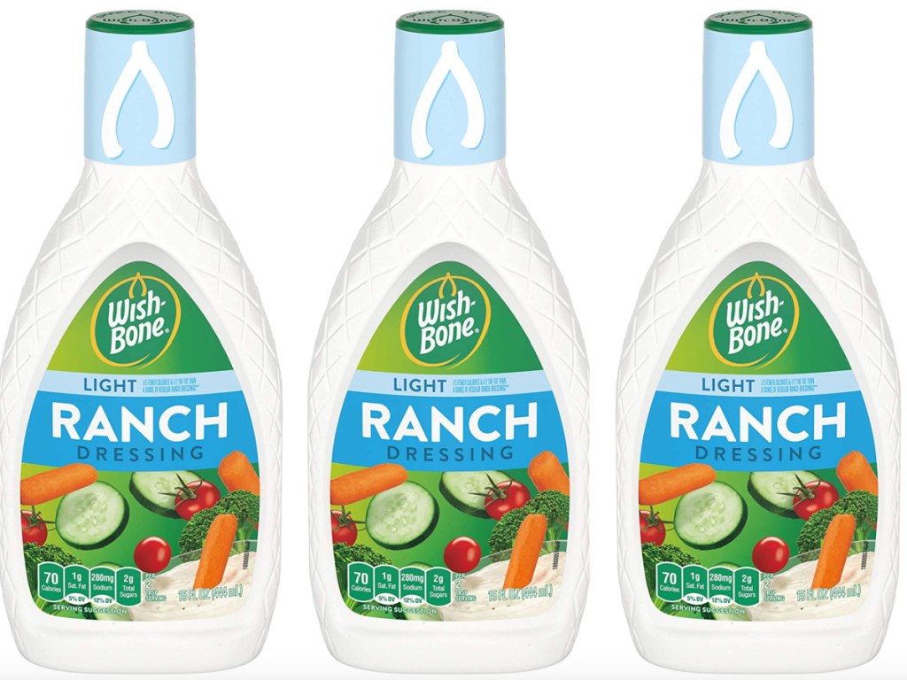 wish-bone ranch salad dressing bottles