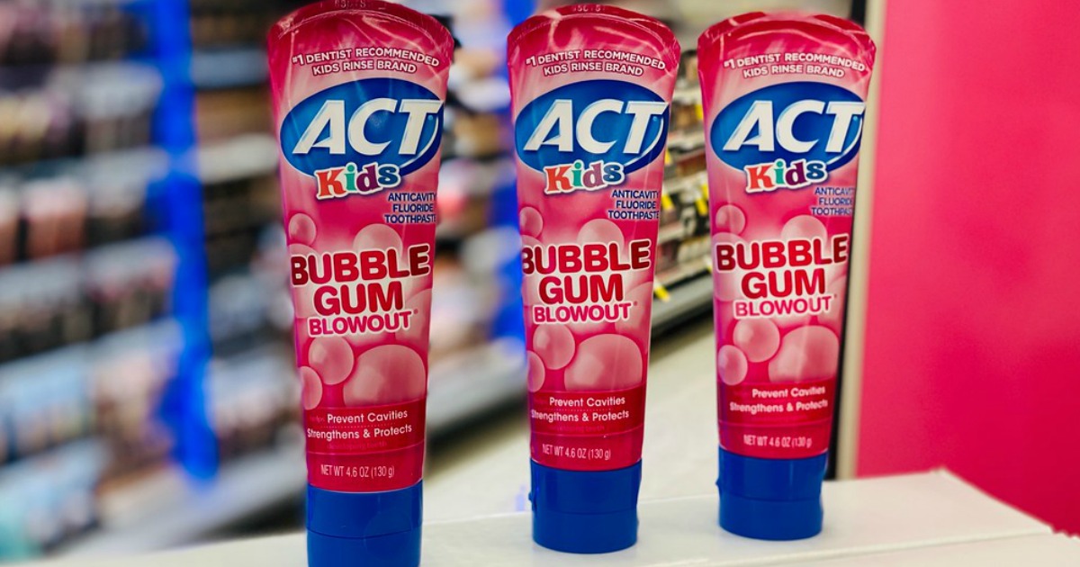 ACT Kids Bubble Gum Toothpaste Only 99¢ at Walgreens (InStore & Online)