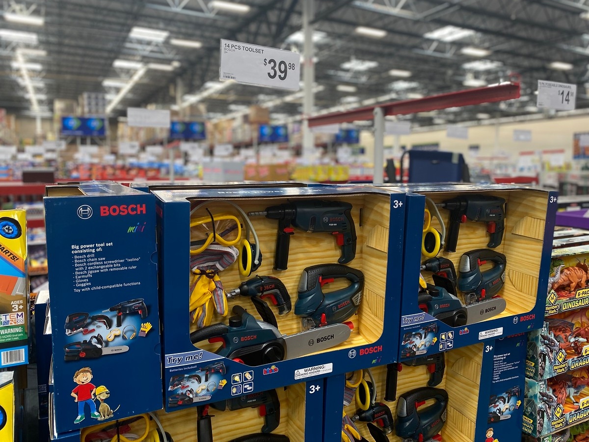 bosch toy tool set sam's club