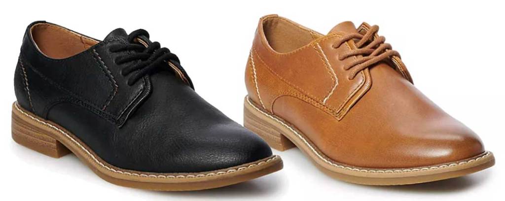 boys leather dress shoes