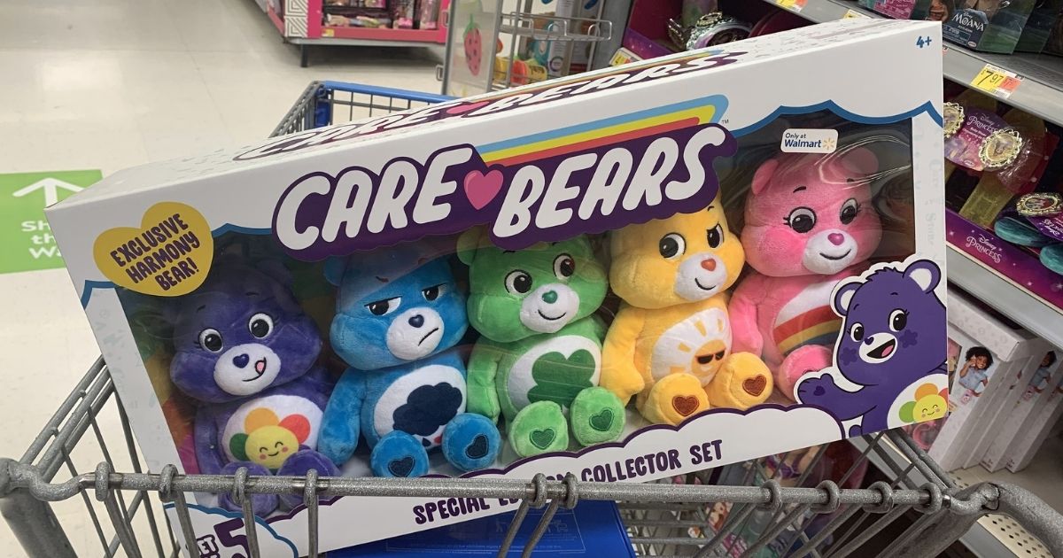 2020 Care Bears Special Edition 9" Bean Plush Collector Set Exclusive Harmony