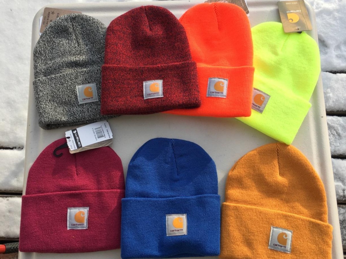 Carhartt hats in assorted colors