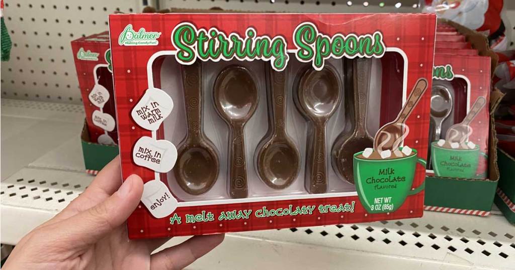 chocolate stirring spoons