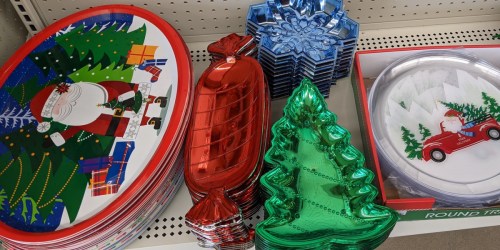 Christmas Platters, Mugs, & Tumblers Only $1 at Dollar Tree
