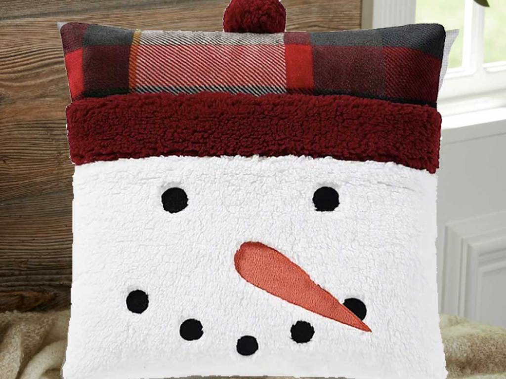 snowman pillow