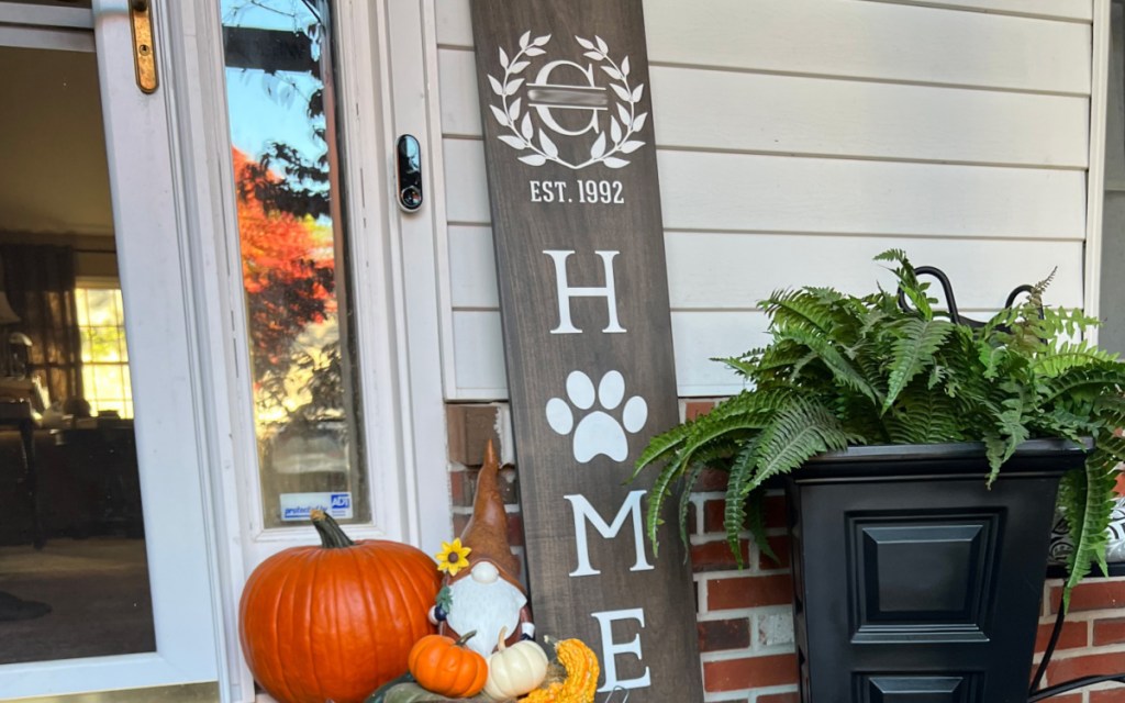 fall diy home sign