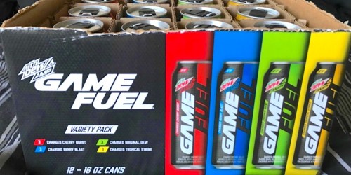 Mountain Dew Game Fuel 12-Packs from $16.49 Shipped for Amazon Prime Members (Just $1.37 Each!)