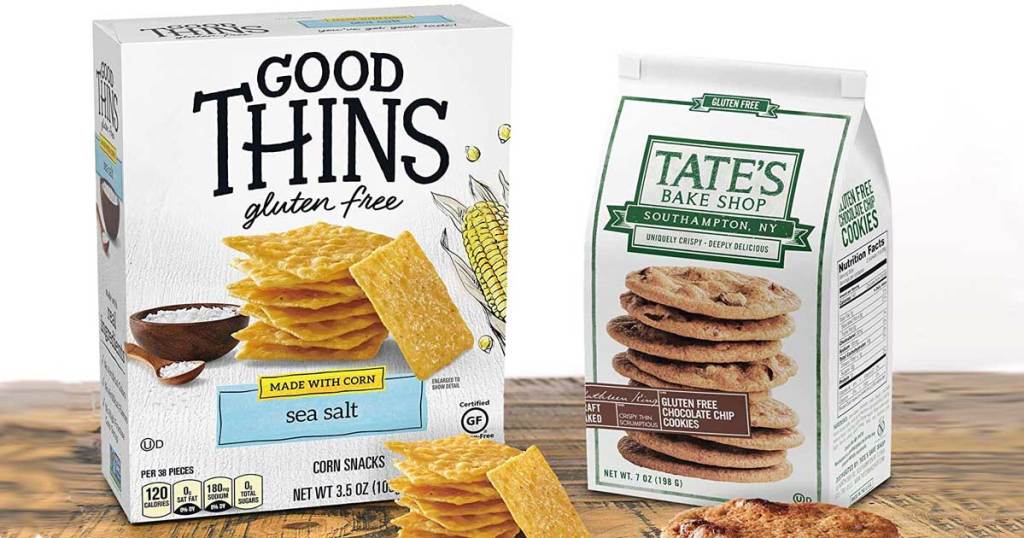 good thins crackers and tates bake shop cookies
