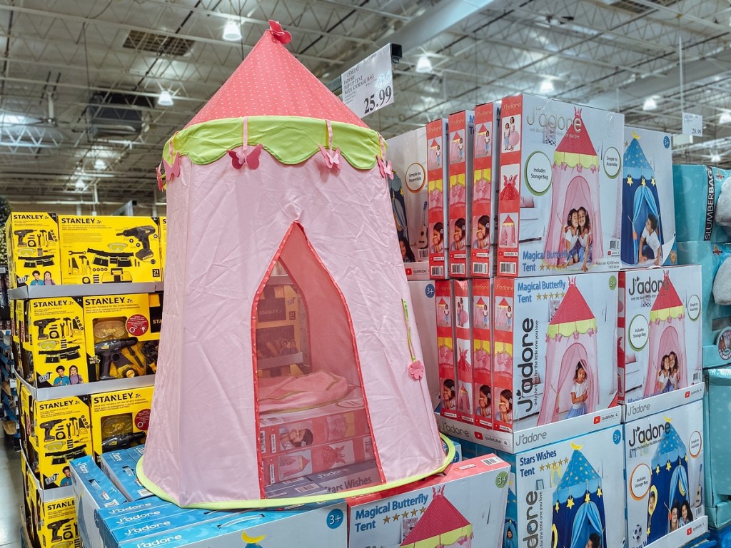 play tent on display at Costco