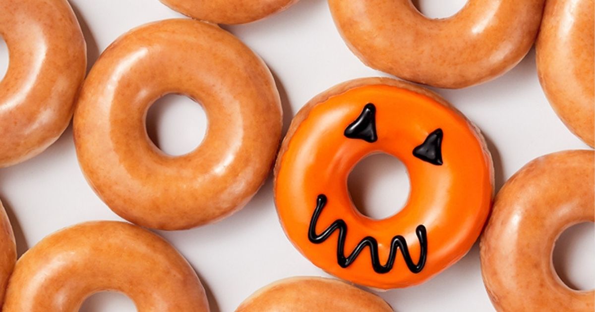 Halloween dozen doughnuts from Krispy Kreme