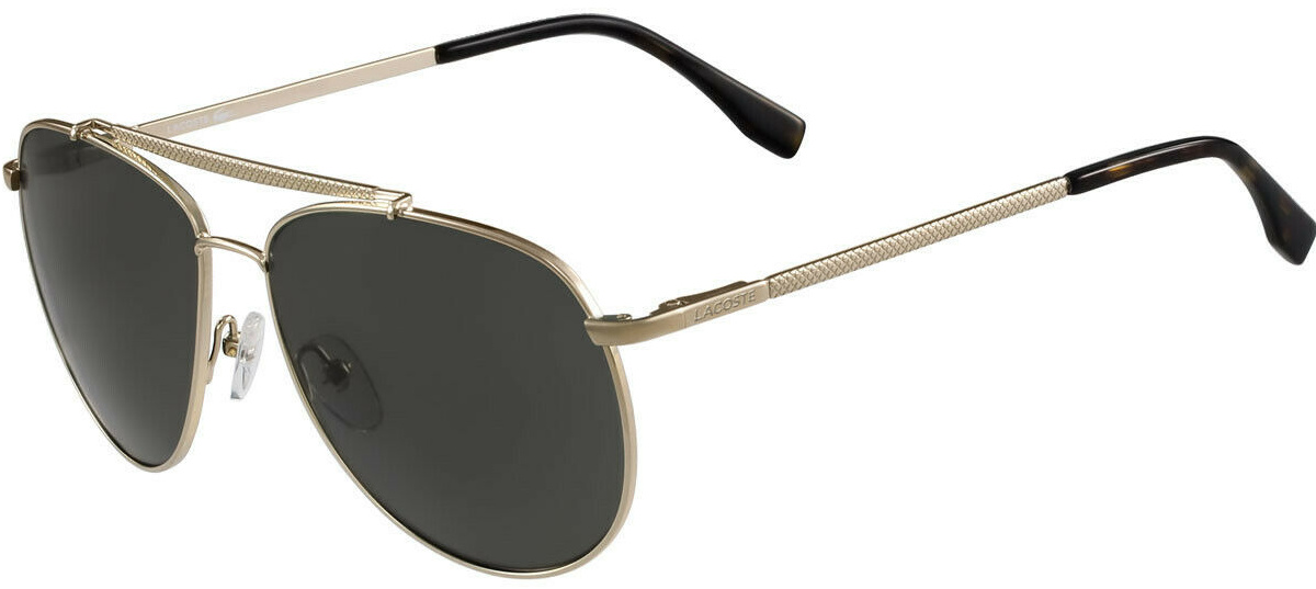 lacoste polarized modern aviator sunglasses