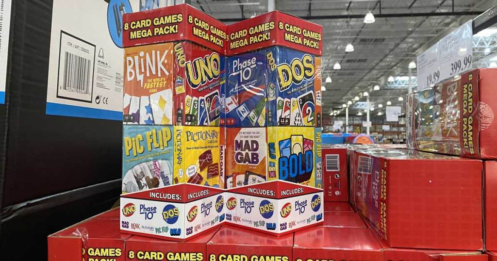 mattel card game collection in store