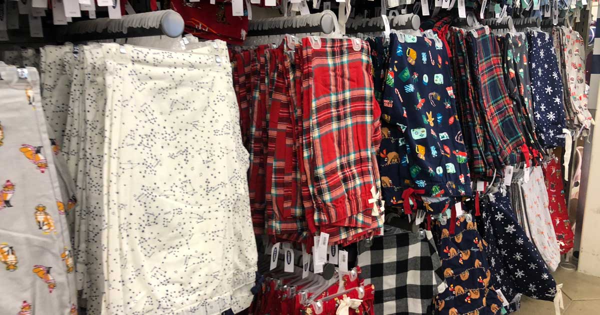 Old Navy Pajama Pants for the Family from $4 (Regularly up to $24.99)
