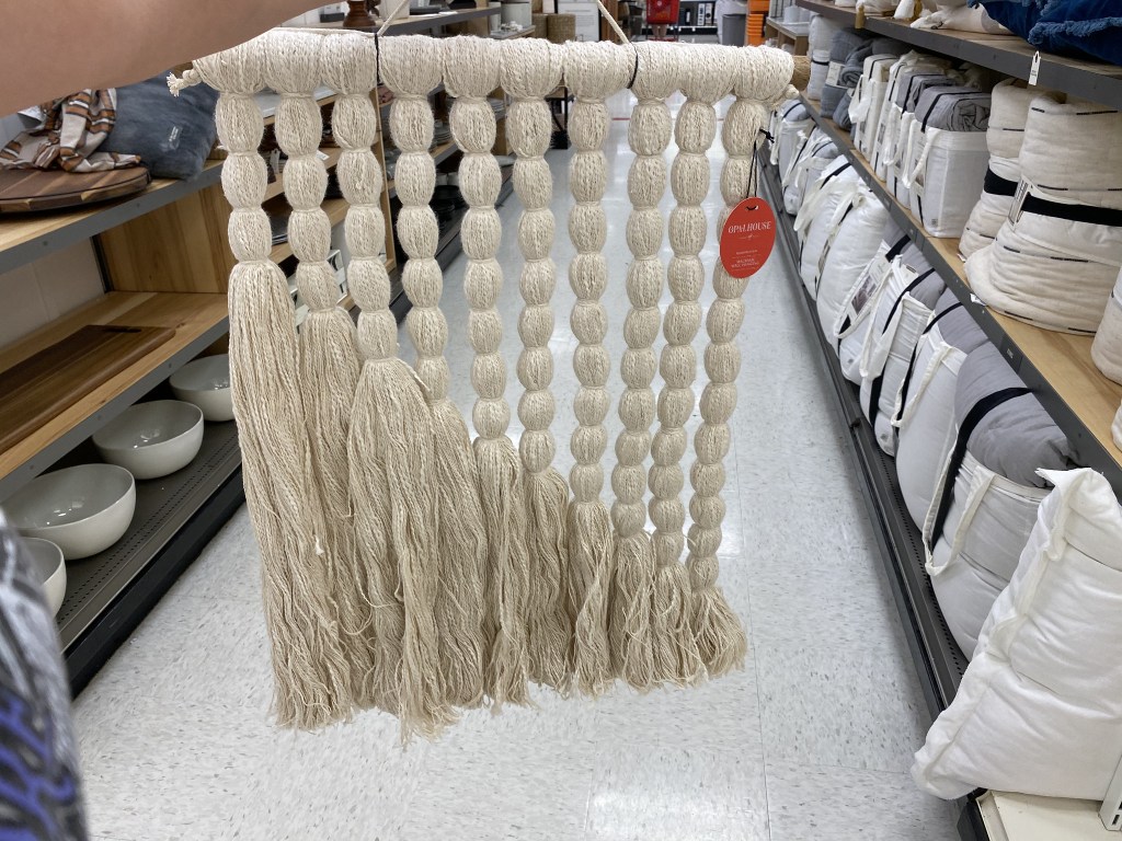 opalhouse string art macrame in store at target