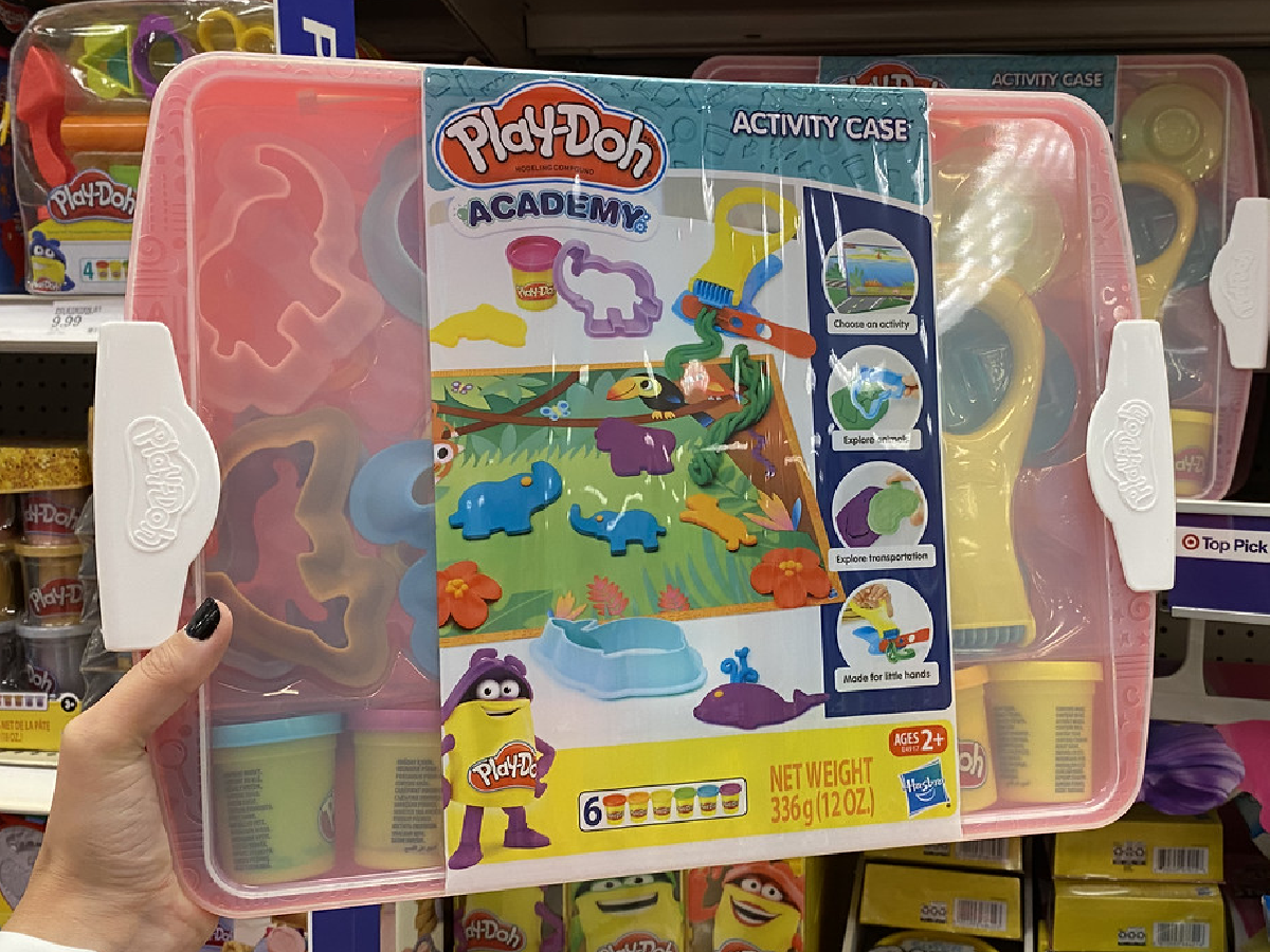 play doh academy activity case