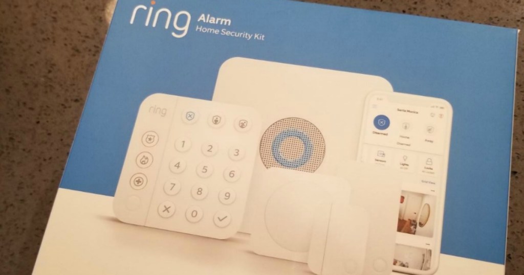 ring alarm security kit in box