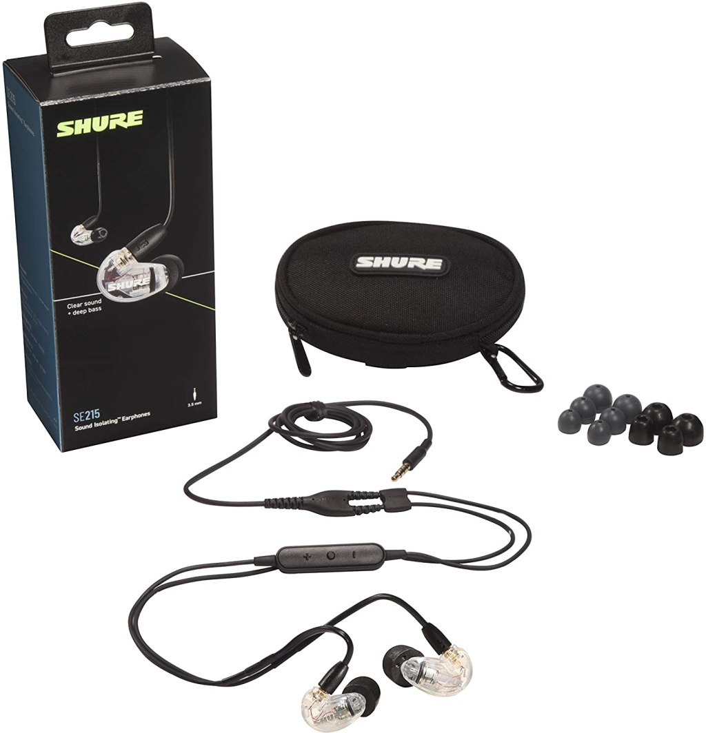 shure earbuds accessories all piees out