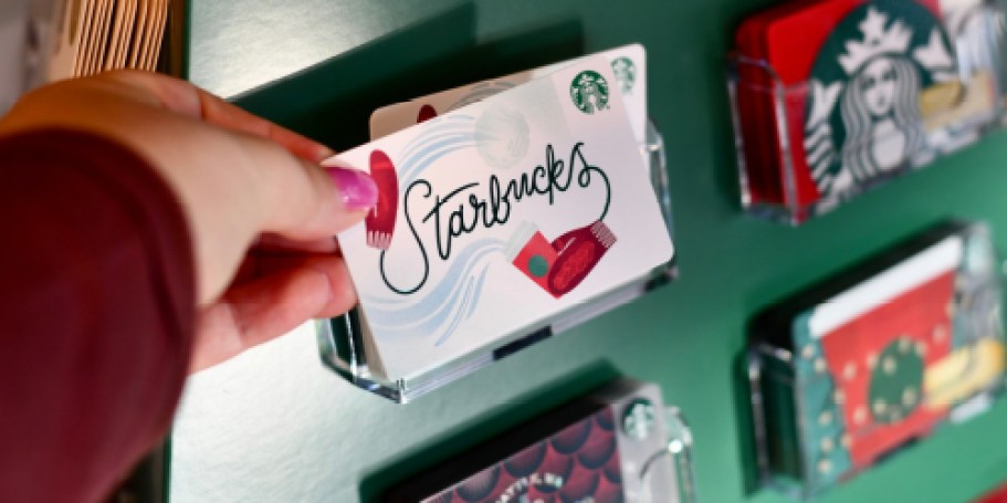 Today Only: FREE $5 Starbucks eGift Card w/ a $25 Gift Card Purchase