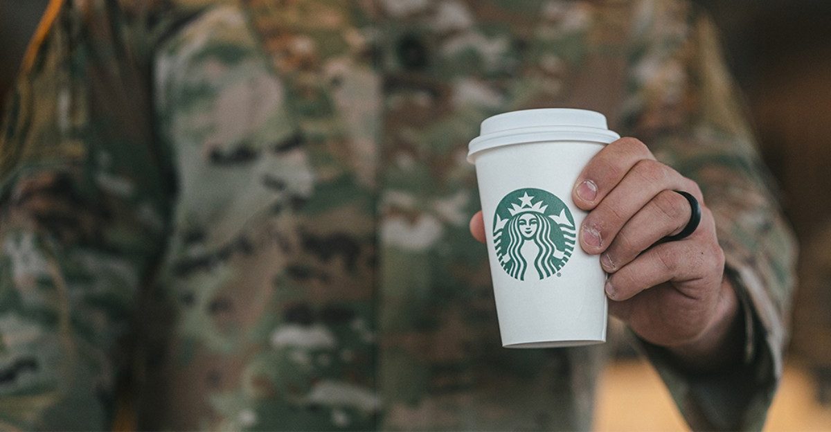 FREE Starbucks Coffee for Veterans, Active Military & Spouses on 11/11