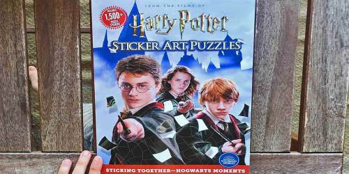 Friends or Harry Potter Sticker Art Puzzle Books Only $6.98 on Amazon