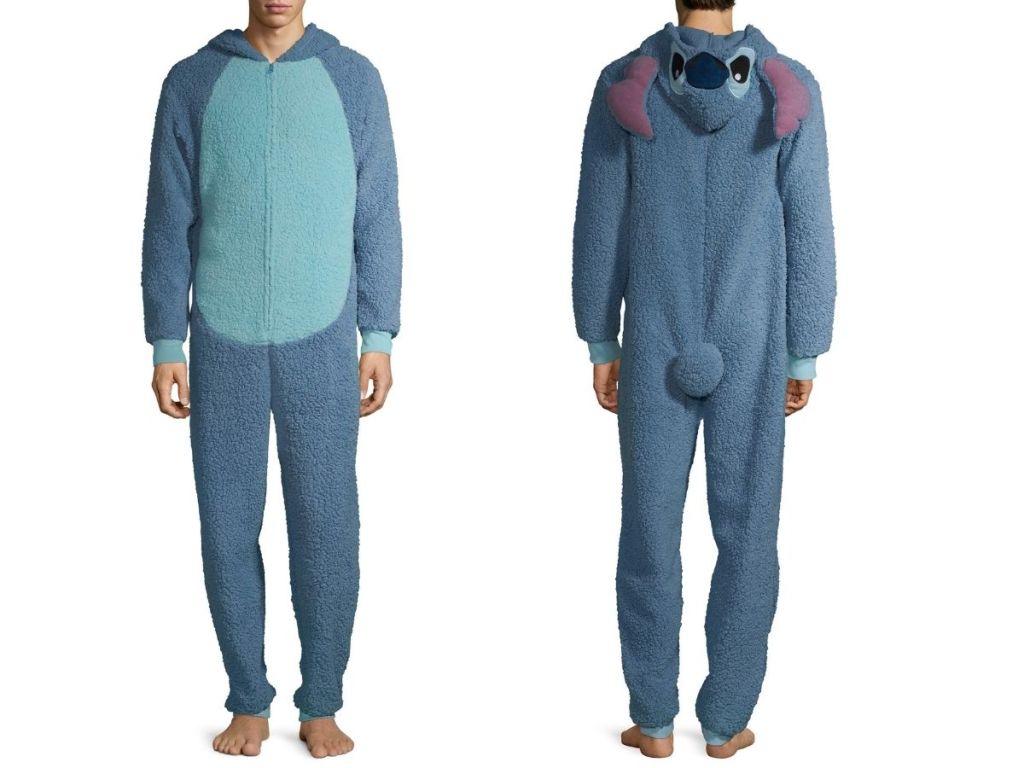 Men's Stitch union costume front and back