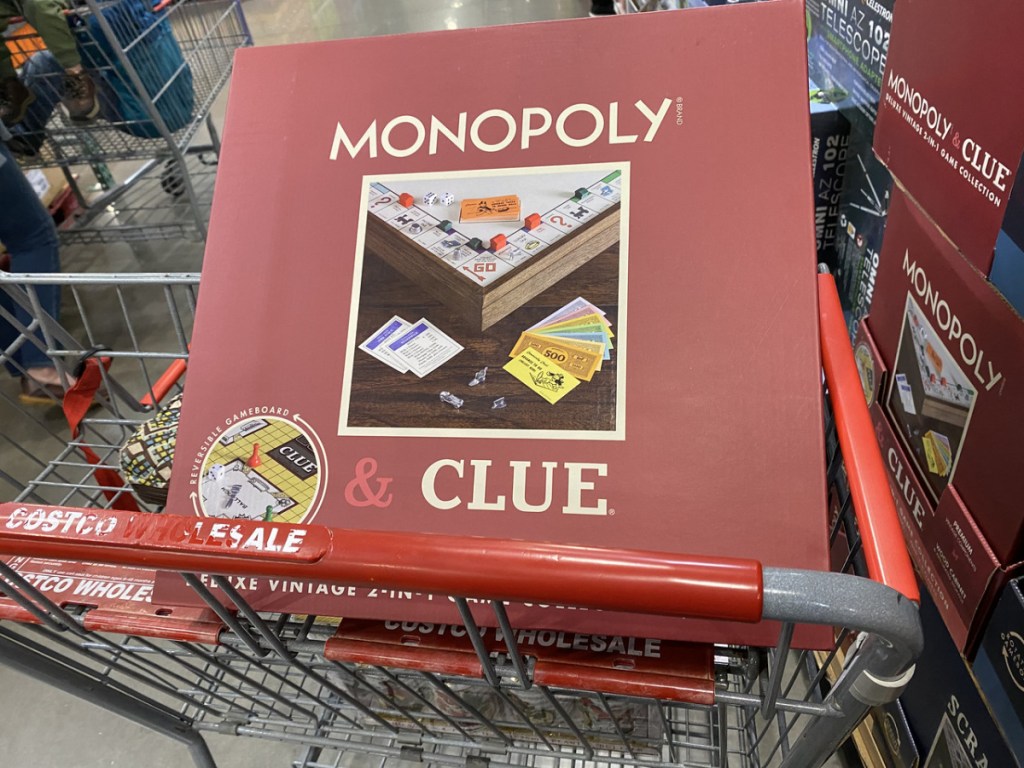 shopping cart with boxed game