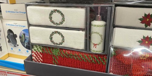 Holiday 4-Piece Bathroom Sets Only $11.99 at ALDI