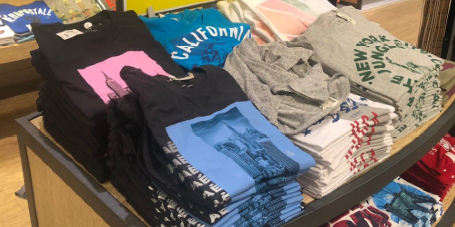 Buy One, Get TWO Free Aeropostale T-Shirts