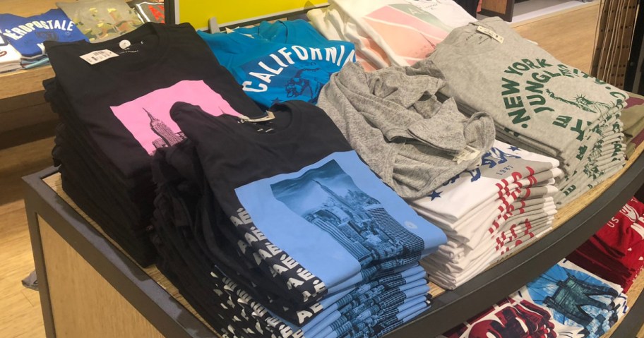 Buy One, Get TWO Free Aeropostale T-Shirts + Score $7.99 Shorts