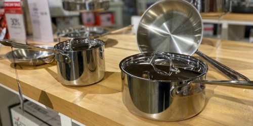 All-Clad Stainless Steel 7-Piece Cookware Set Only $217 Shipped on Macys.com (Regularly $840)