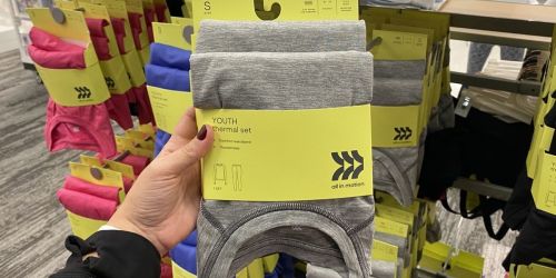 Kids Thermal Underwear Sets Just $11 Each at Target (Regularly $15)