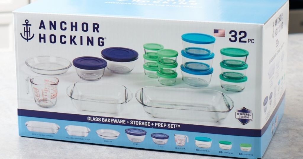 Anchor Hocking Glass Set box