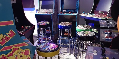 Arcade1Up Adjustable Arcade Stools Just $69 Shipped on Walmart.com | Pac-Man, Ninja Turtles & More!