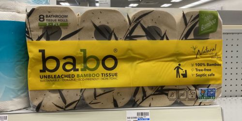 Babo Unbleached Bamboo Tissue 8-Pack From $3.66 Each at CVS | Starting 11/14