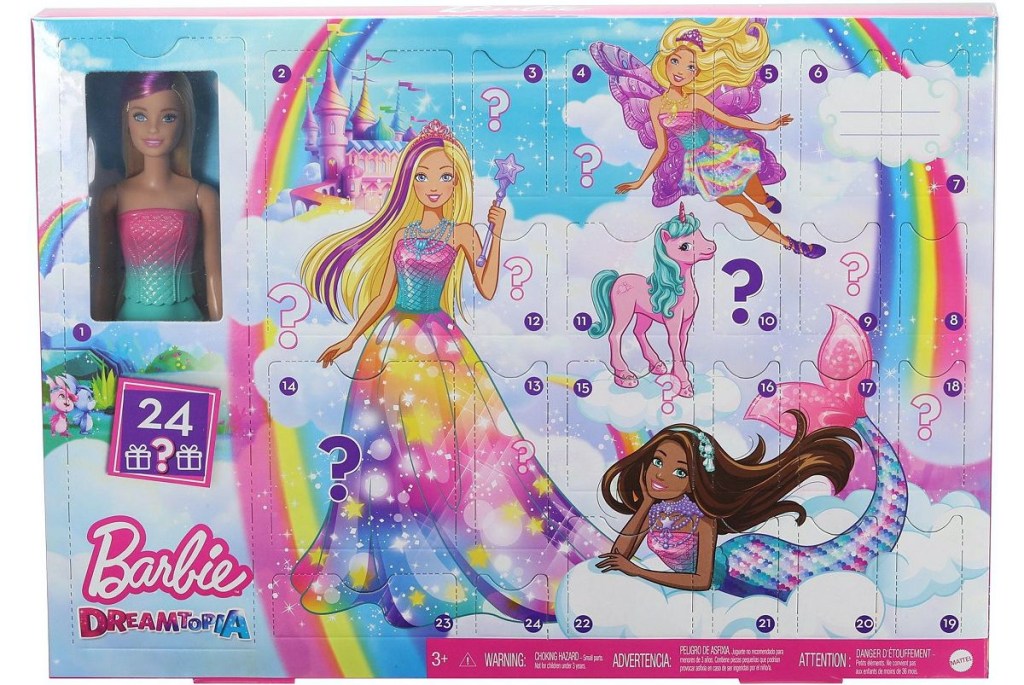 mattel barbie advent calendar 2020