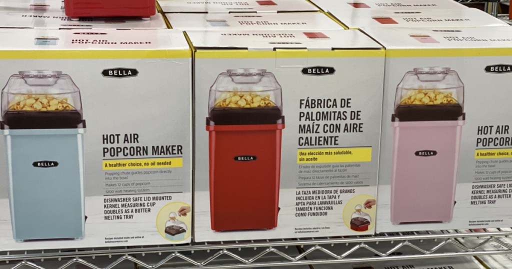 3 bella hot air popcorn maker in store at macy's