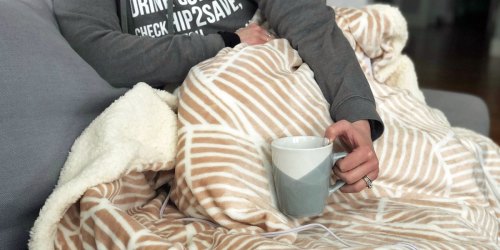 Our Fave Heated Electric Blankets & Sherpa Throws are Over 65% Off + Earn Kohl’s Cash