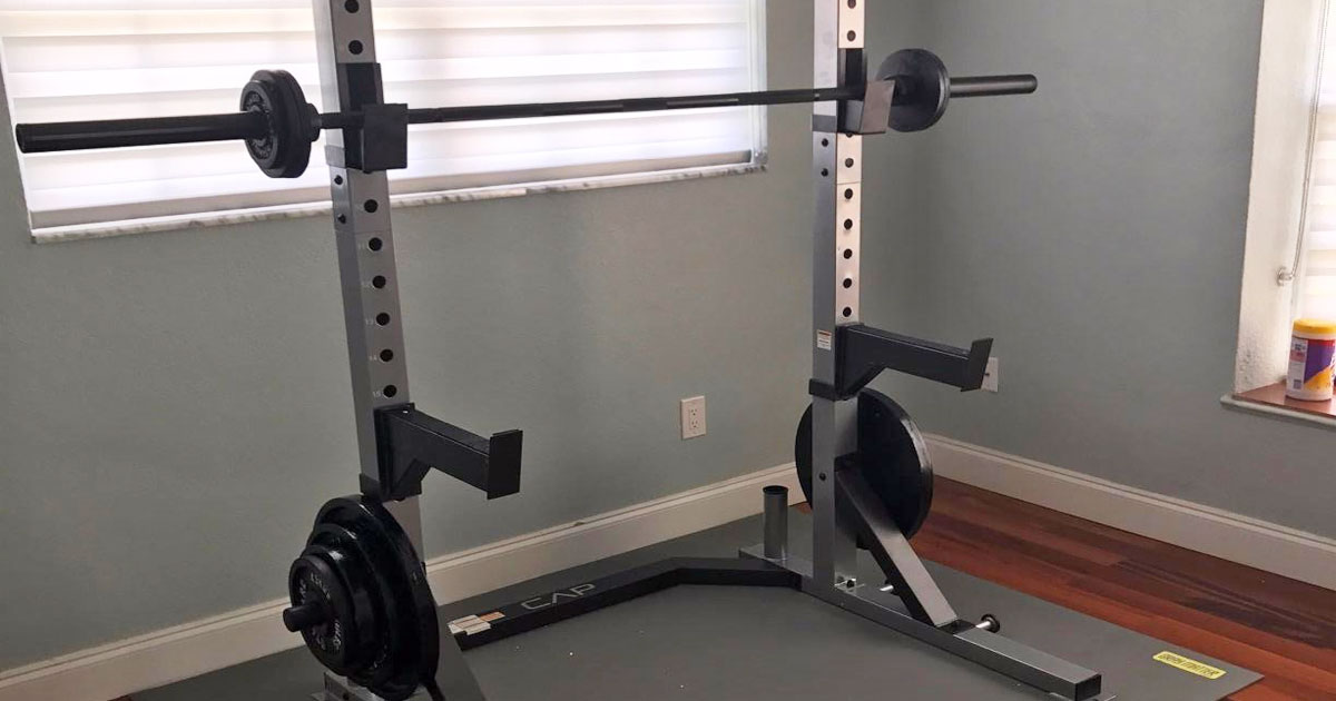 cap squat rack