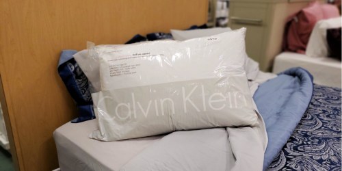 Calvin Klein Logo Pillows from $6.99 on Macy’s (Regularly $34+)