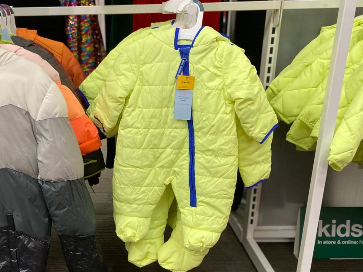 target baby snowsuit