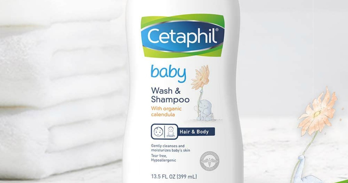 Cetaphil Baby Wash & Shampoo bottle